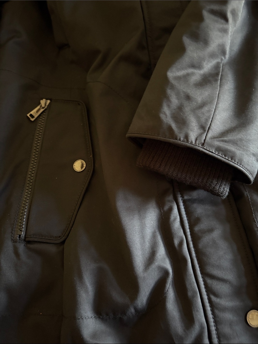 Madison Water-Resistant Long Parka with Faux Fur Trim - Picture 4 of 5